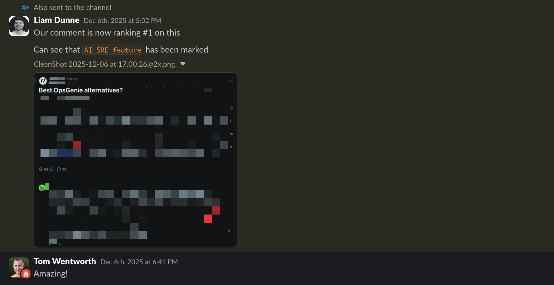 Discovered Labs comment ranking #1 on a Reddit thread in an ICP-rich subreddit