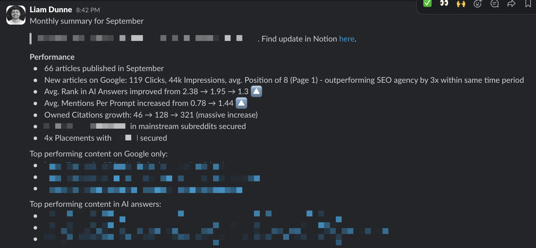 AI search results ranking improvement